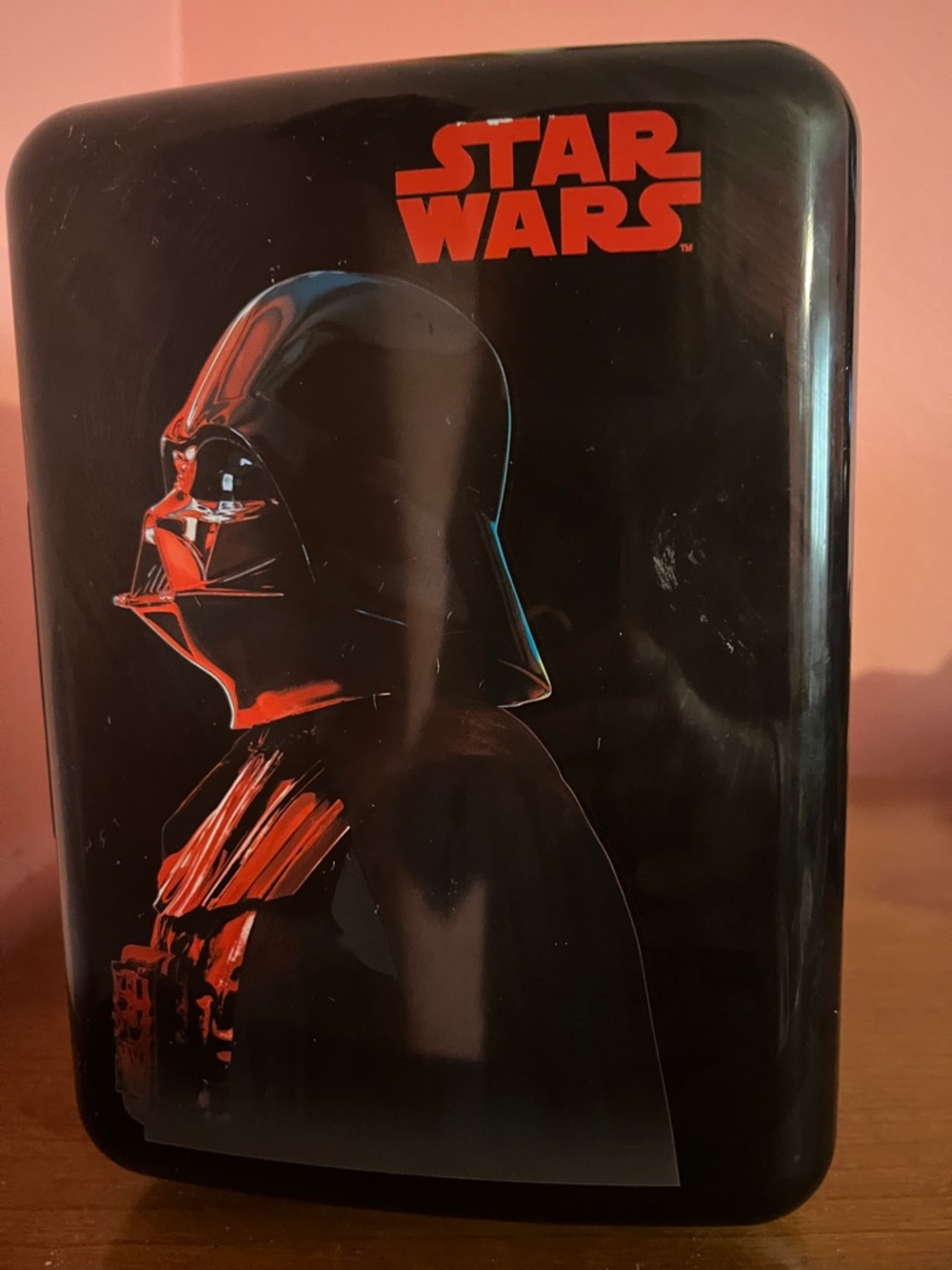 Star Wars Black and Red Darth Vader 6 Can Mini Refrigerator